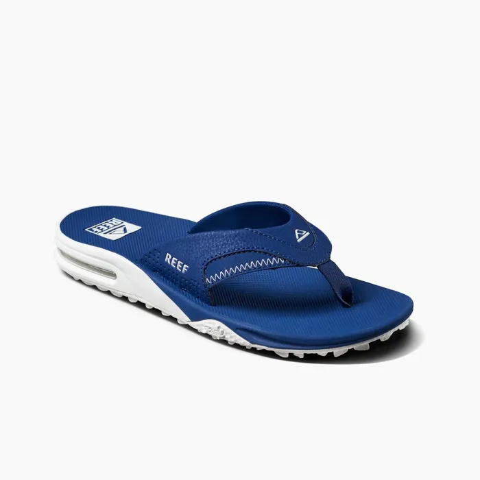 Reef Sandals Fanning Pregame Navywhite 8211 Men Reef Sandals Fanning Pregame Navywhite 8211 Men