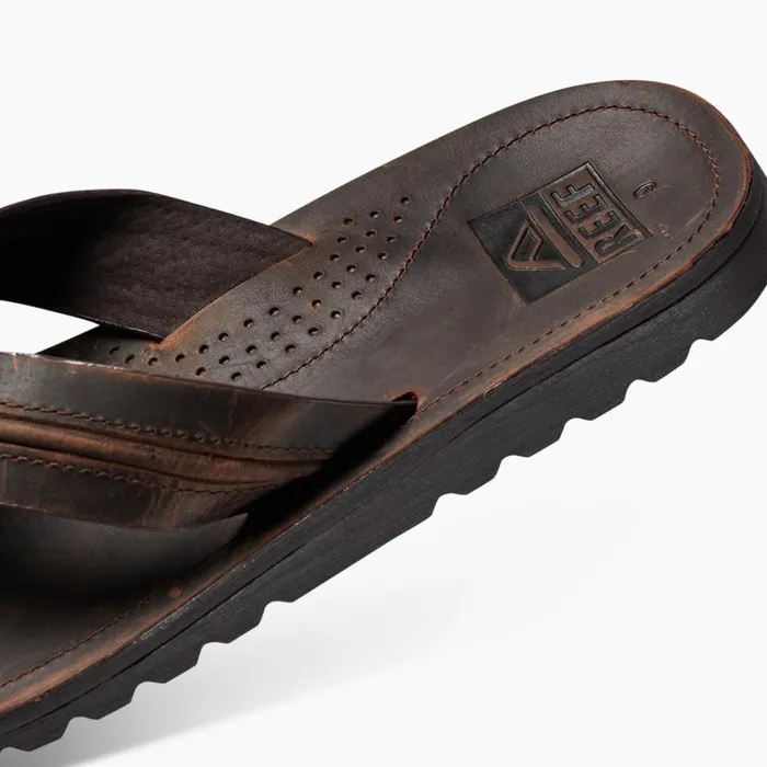 Reef Sandals Voyage Lux Dark Brown 8211 Men Reef Sandals Voyage Lux Dark Brown 8211 Men