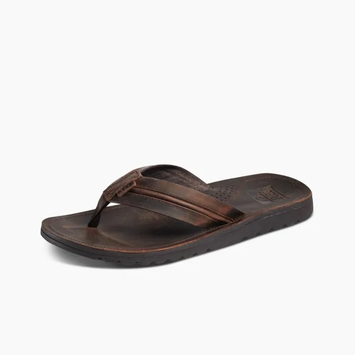 Reef Sandals Voyage Lux Dark Brown 8211 Men Reef Sandals Voyage Lux Dark Brown 8211 Men