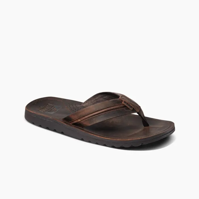 Reef Sandals Voyage Lux Dark Brown 8211 Men Reef Sandals Voyage Lux Dark Brown 8211 Men