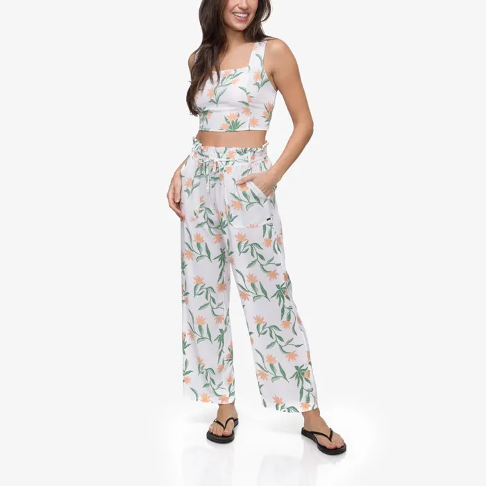 Reef Shorts Pants and Skirts Hope Paperbag Pant Bright White 8211 Women