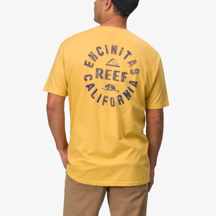 Reef TShirts and Shirts Rancho Tee Ochre Navy 8211 Men