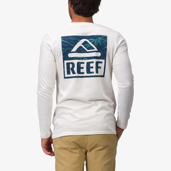Reef TShirts and Shirts Wellie 24 Long Sleeve Tee Cloud 8211 Men