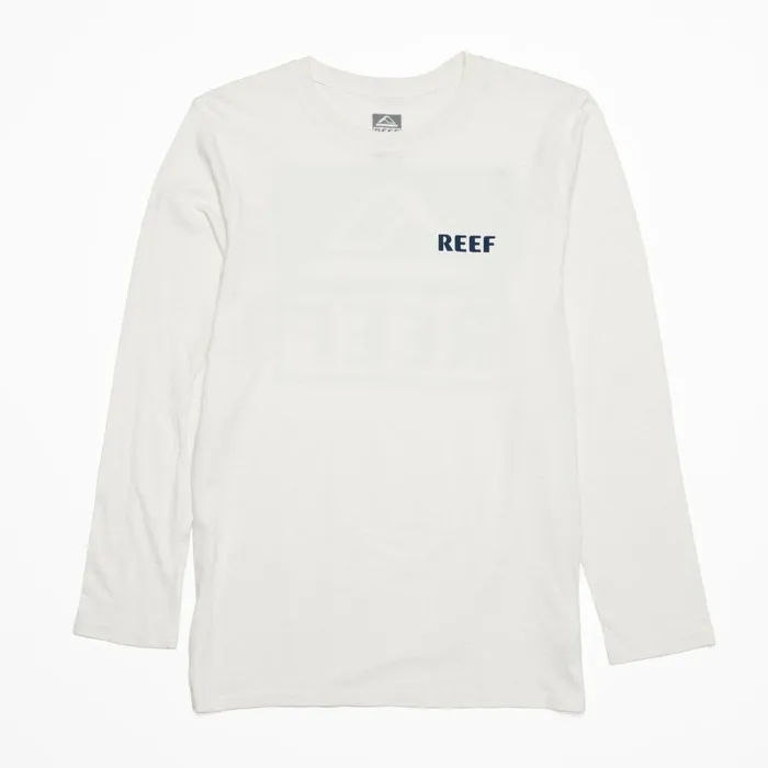 Reef TShirts and Shirts Wellie 24 Long Sleeve Tee Cloud 8211 Men
