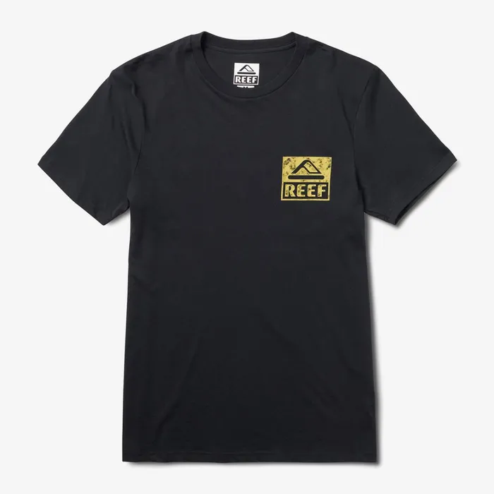 Reef TShirts and Shirts Wellie Short Sleeve Graphic Tee Caviar 8211 Men Reef TShirts and Shirts Wellie Short Sleeve Graphic Tee Caviar 8211 Men