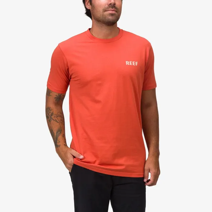 Reef TShirts and Shirts Wellie Short Sleeve Tee Chili 8211 Men