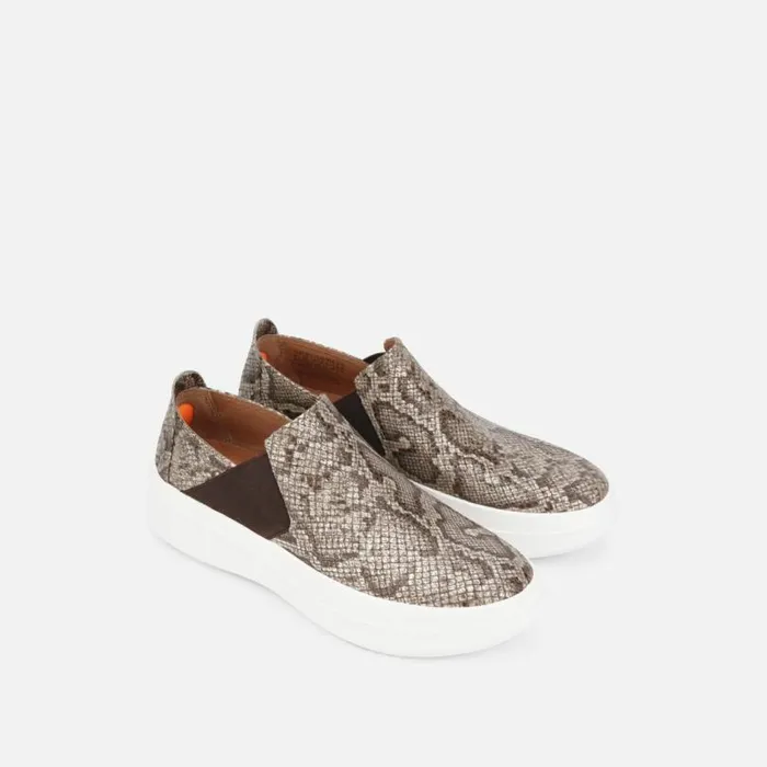 Rosette Snake Print Platform Sneaker Antique Gold Women Kenneth Cole Gentle Souls
