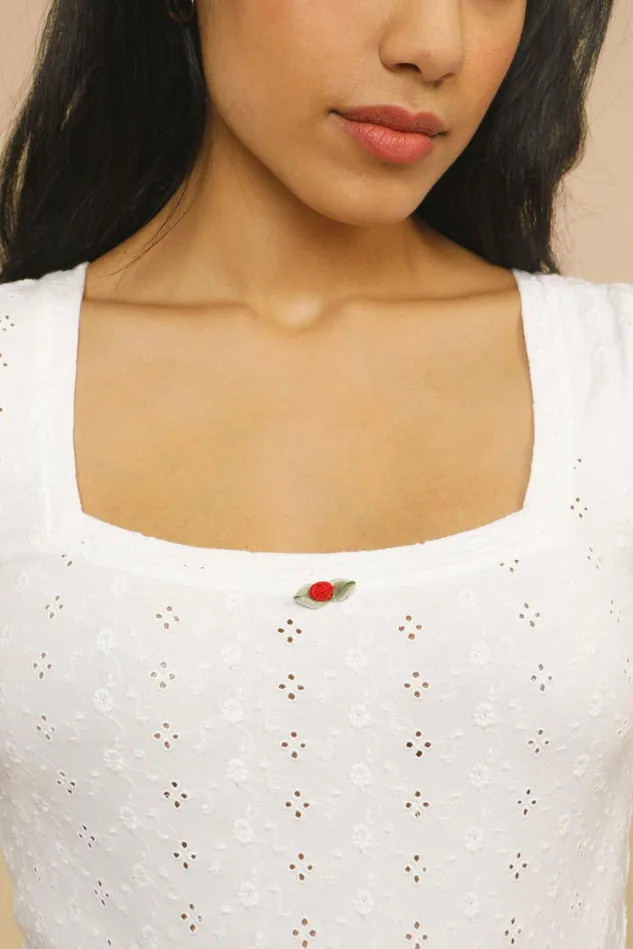 Rouje ARMELLE Tshirt White Women Tshirts and Tank Tops