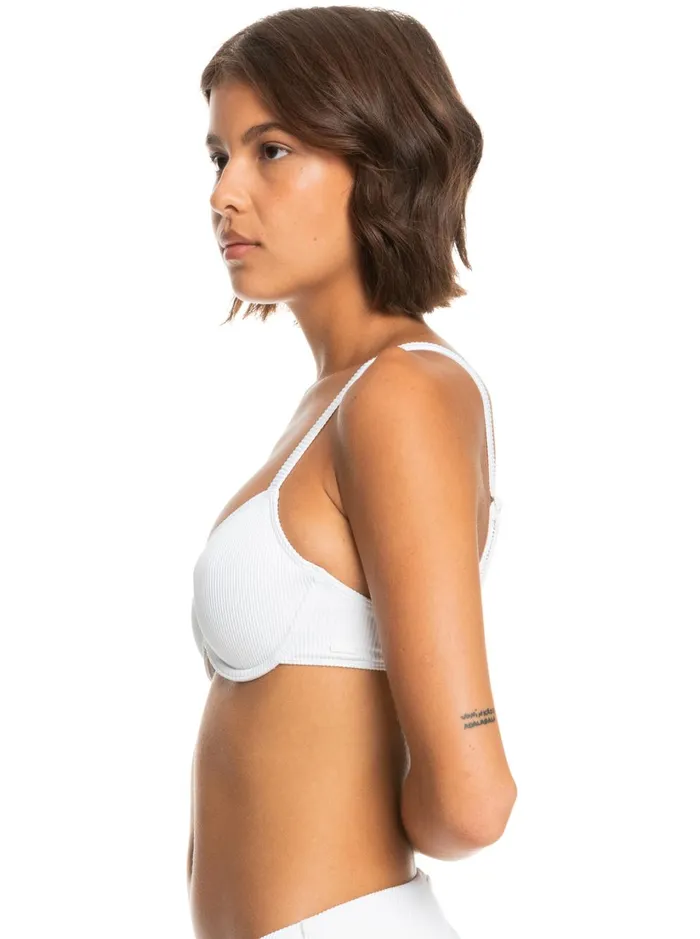 Roxy Bikinis Roxy Love The Muse Bikini Top Bright White 8211 Women
