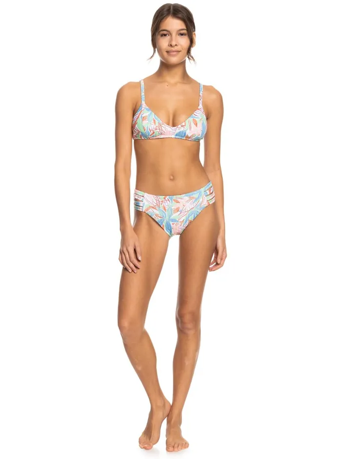 Roxy Bikinis Roxy Love The Rocker Rib Knit Bikini Bottoms Sprucetone Les Fleurs S 8211 Women