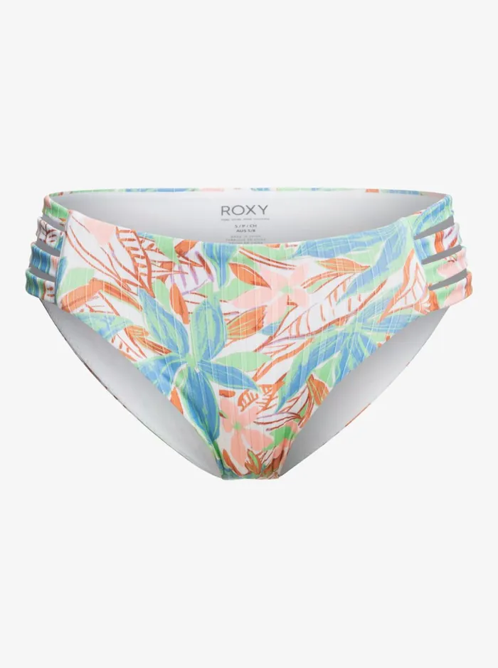 Roxy Bikinis Roxy Love The Rocker Rib Knit Bikini Bottoms Sprucetone Les Fleurs S 8211 Women