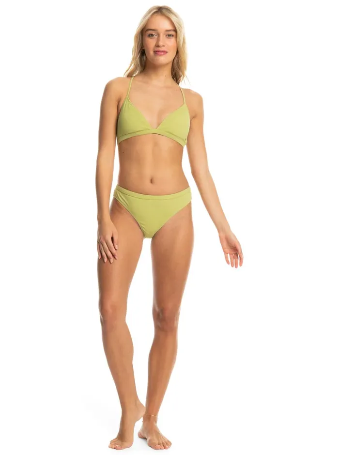 Roxy Bikinis Roxy Pro The Snap Turn Cheeky Bikini Bottoms Fern 8211 Women