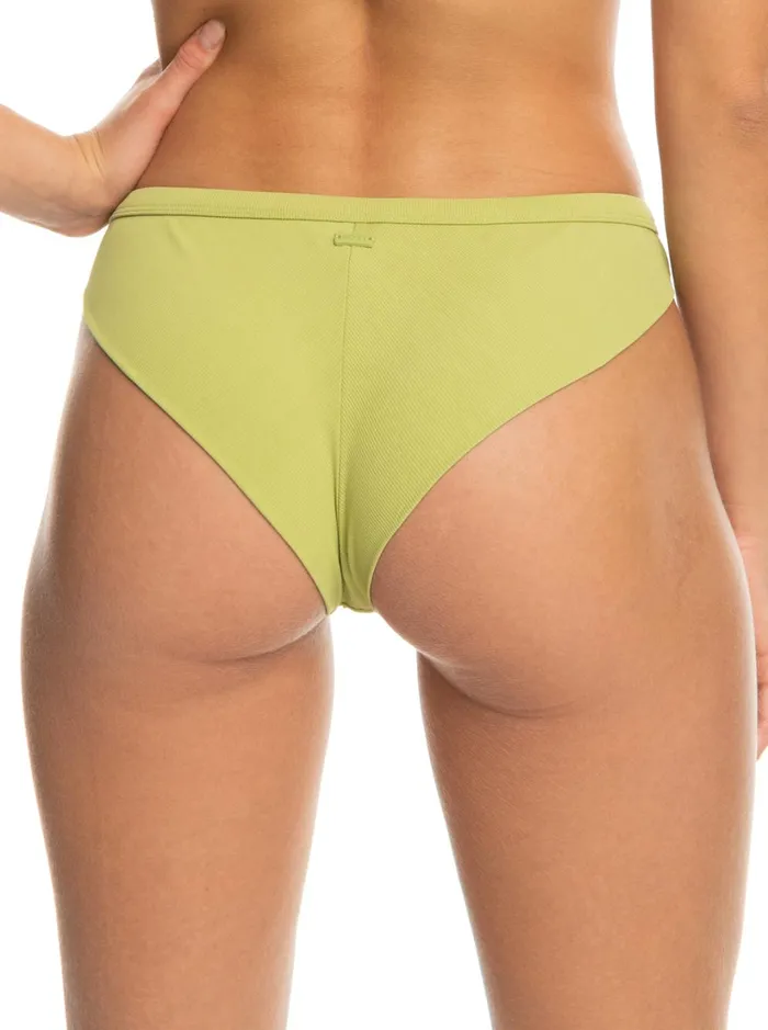 Roxy Bikinis Roxy Pro The Snap Turn Cheeky Bikini Bottoms Fern 8211 Women