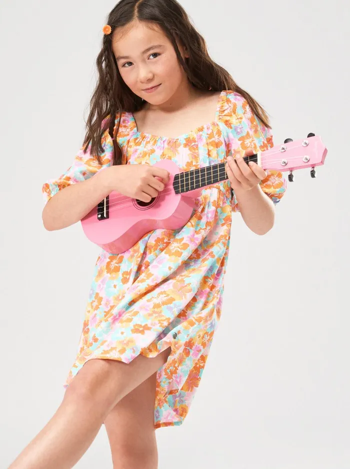 Roxy Dresses and Rompers Girl039s 416 Running Nights Dress Autumn Sunset Floraya 8211 Women