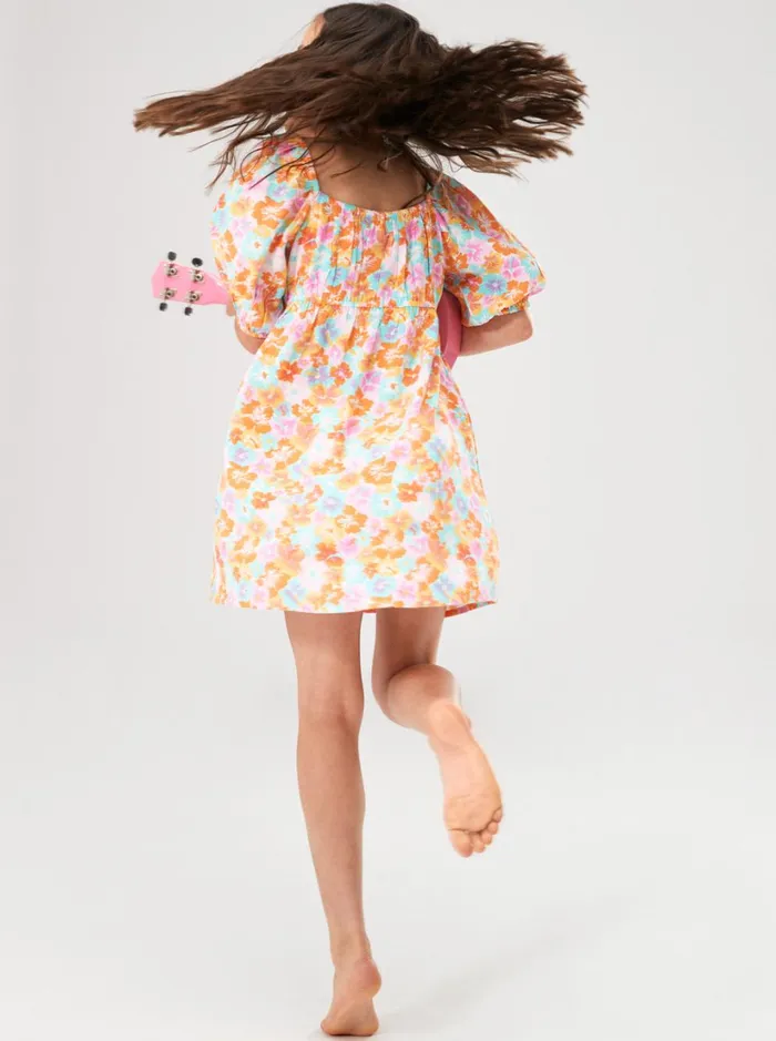 Roxy Dresses and Rompers Girl039s 416 Running Nights Dress Autumn Sunset Floraya 8211 Women