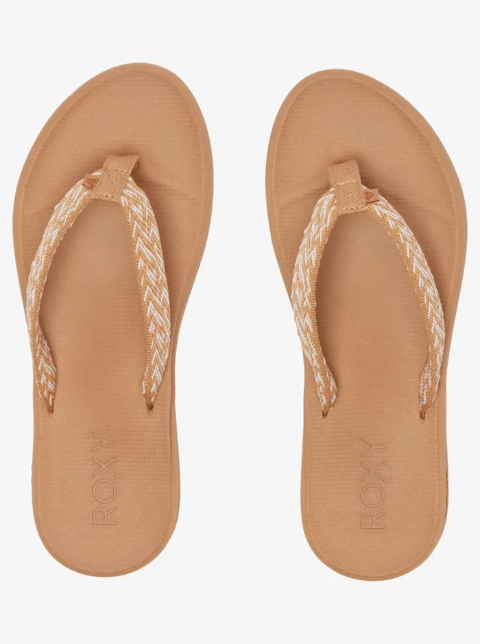 Roxy Flip Flops Clemente FlipFlops Natural 8211 Women
