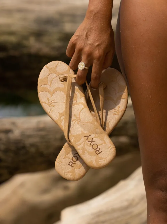 Roxy Flip Flops Gabbie FlipFlops Tan 8211 Women