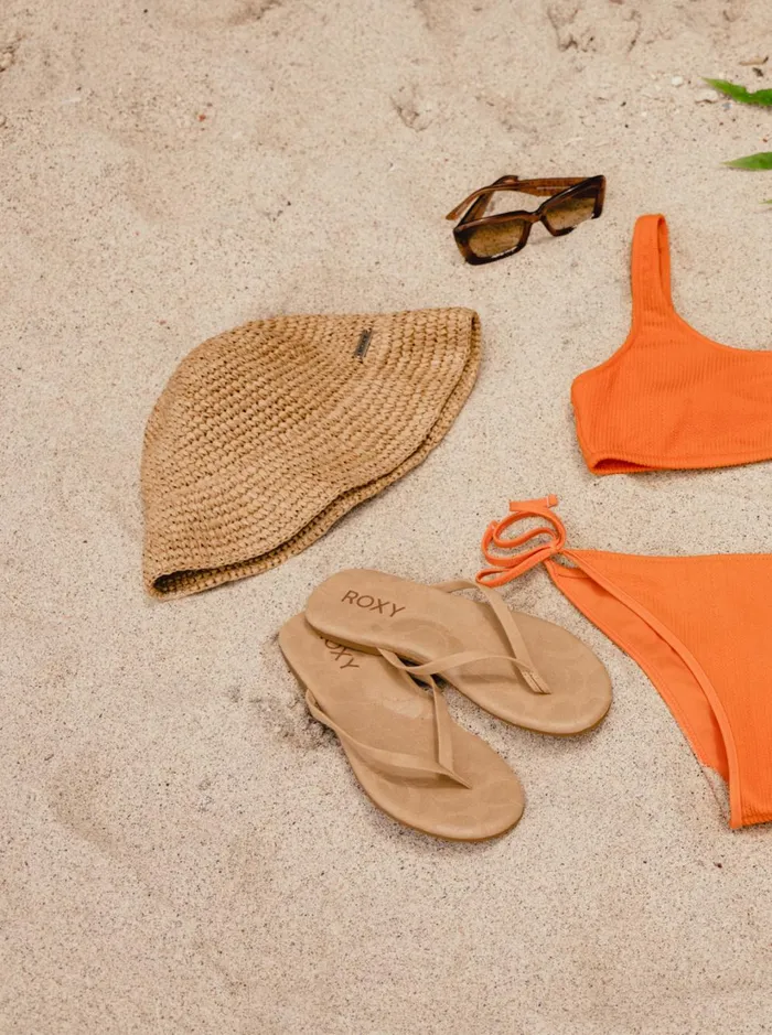 Roxy Flip Flops Gabbie FlipFlops Tan 8211 Women