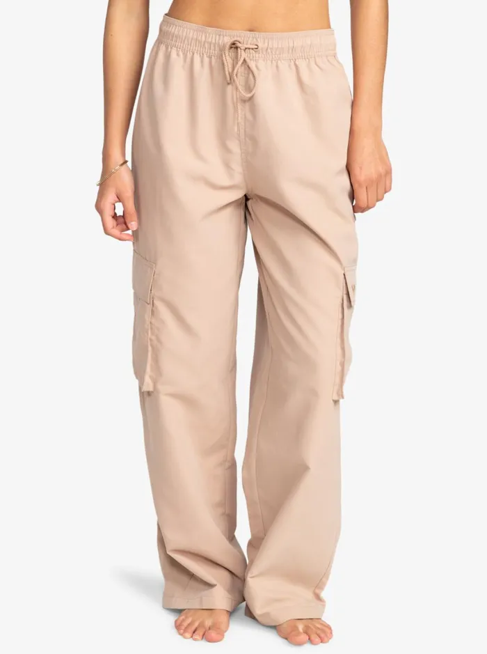 Roxy Pants and Jeans Kelia Baggy Sweatpants Warm Taupe 8211 Women