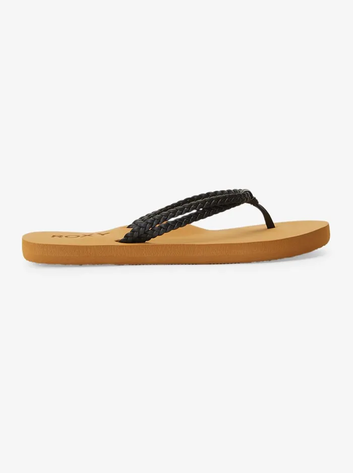 Roxy Shoes and Sandals Girl039s 416 Costas FlipFlops Black 8211 Women