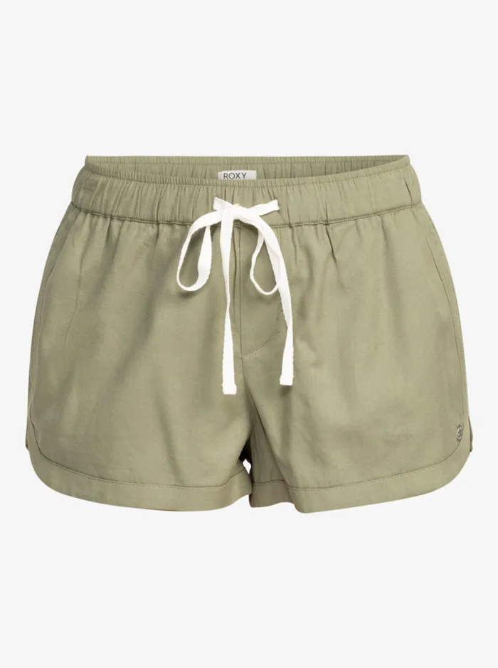Roxy Shorts New Impossible Love Elasticized Shorts Sea Spray 8211 Women