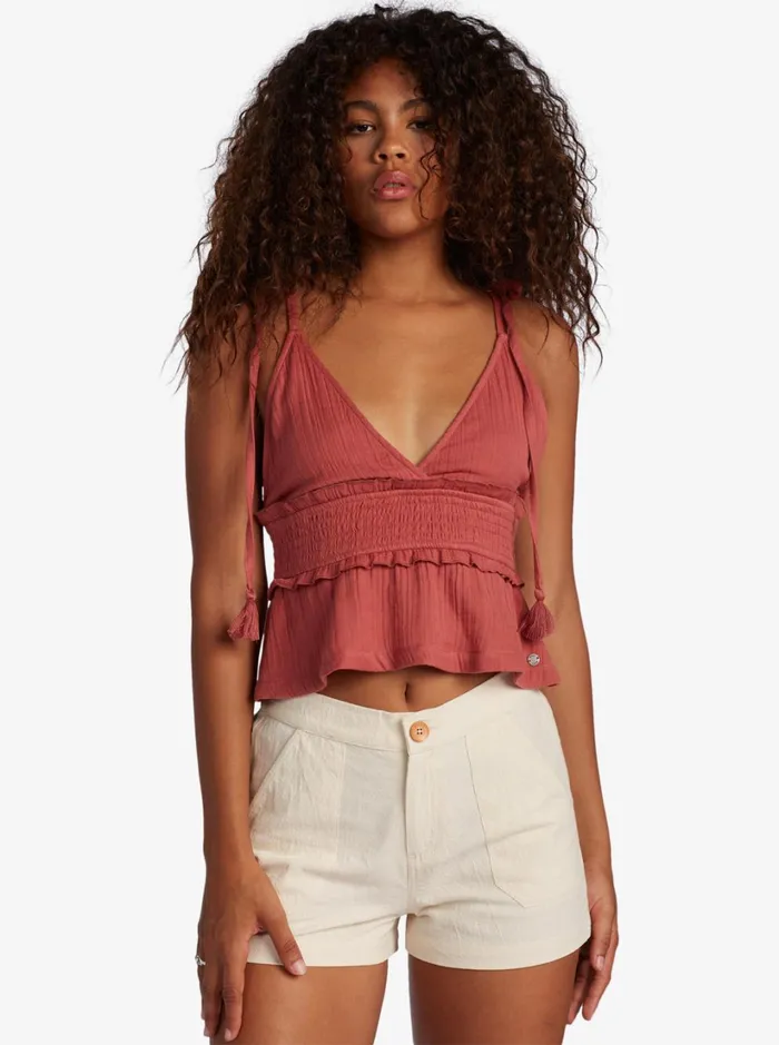 Roxy Shorts Oceanside High Waisted Short NonDenim Shorts Tapioca 8211 Women