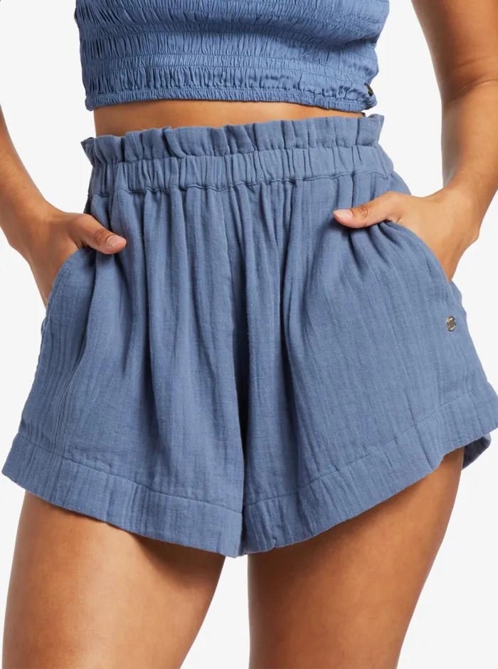 Roxy Shorts What A Vibe Beach Shorts Bijou Blue 8211 Women