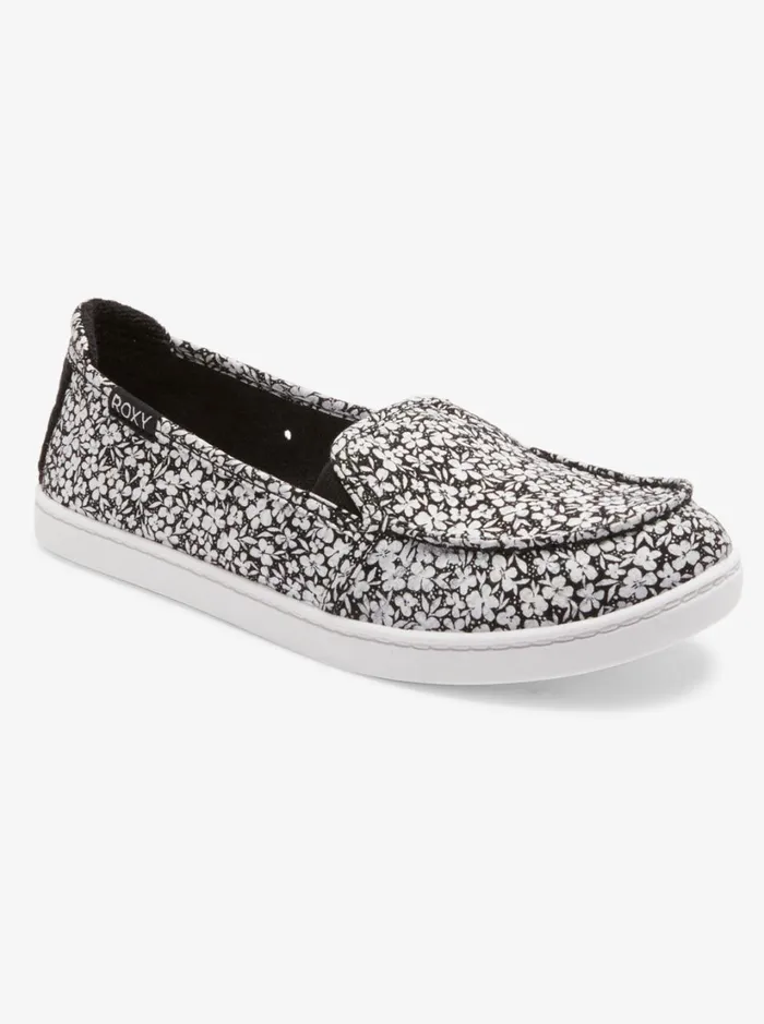 Roxy Sneakers Minnow SlipOn Shoes Blackwhite 8211 Women