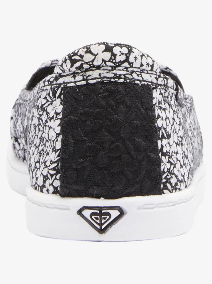 Roxy Sneakers Minnow SlipOn Shoes Blackwhite 8211 Women