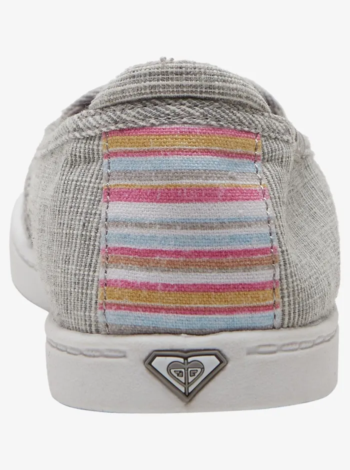 Roxy Sneakers Minnow SlipOn Shoes Cool Grey 8211 Women