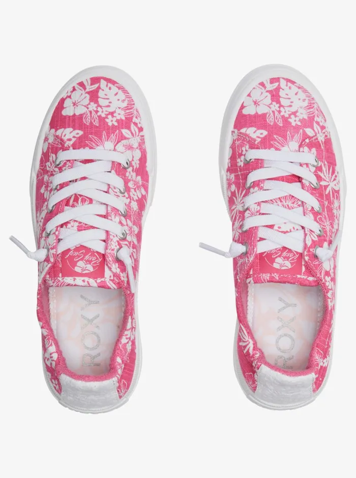 Roxy Sneakers Roxy Rae Shoes Crazy Pink Flower 8211 Women