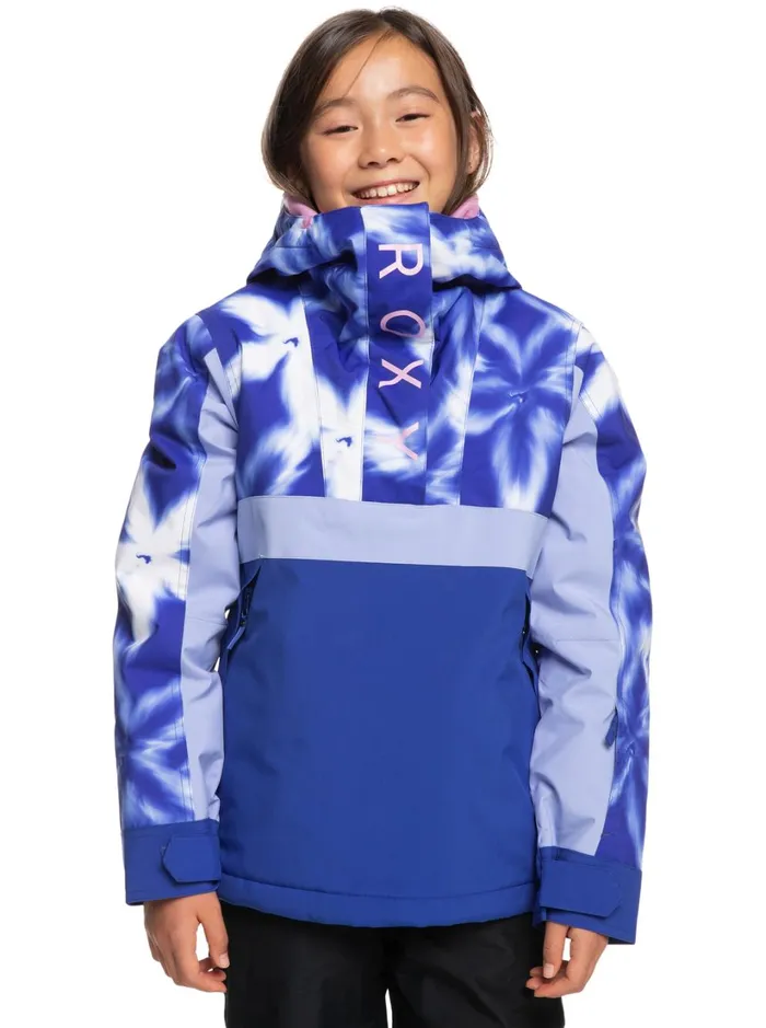 Roxy Snow Jackets Girl039s 416 Shelter Technical Snow Jacket Bluing Frozen Flower 8211 Women Roxy Snow Jackets Girl039s 416 Shelter Technical Snow Jacket Bluing Frozen Flower 8211 Women