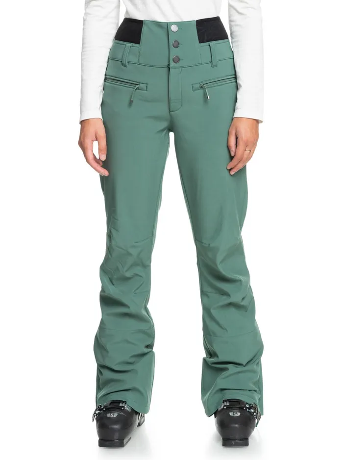 Roxy Snow Pants Rising High Technical Snow Pants Dark Forest 8211 Women