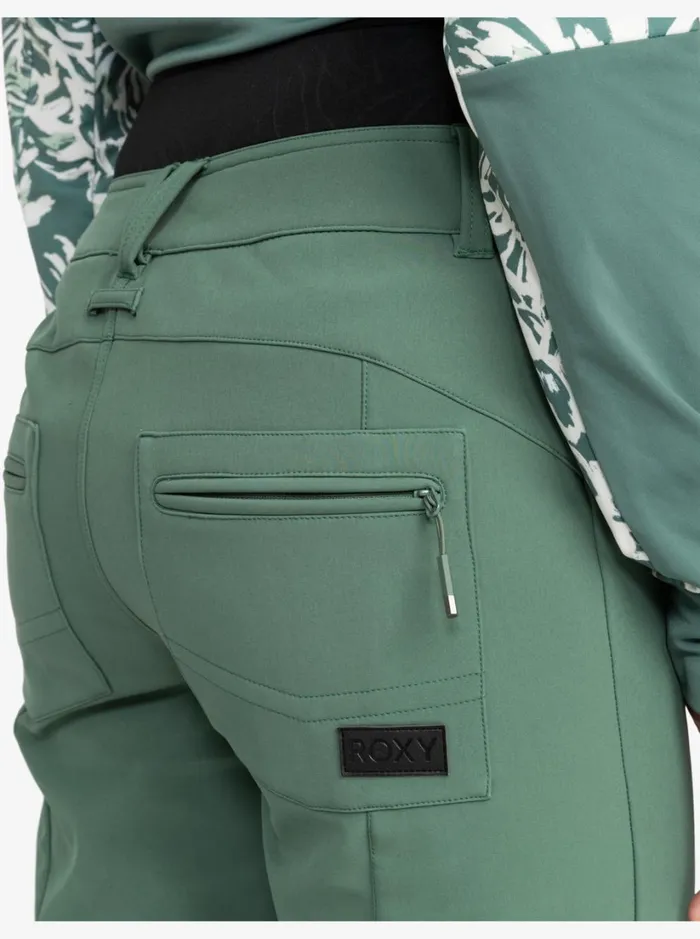 Roxy Snow Pants Rising High Technical Snow Pants Dark Forest 8211 Women