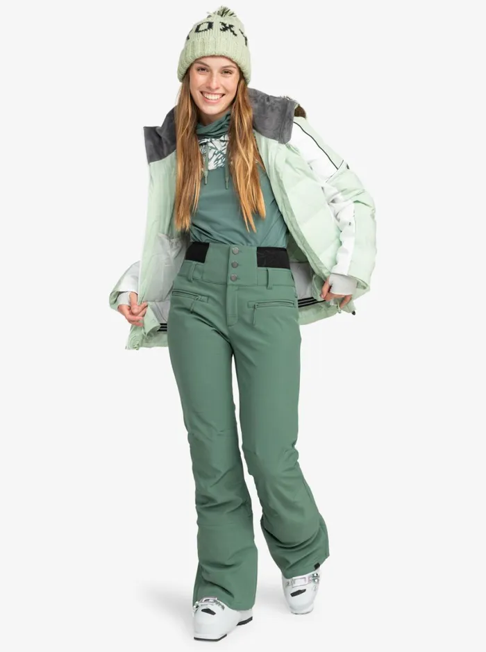 Roxy Snow Pants Rising High Technical Snow Pants Dark Forest 8211 Women