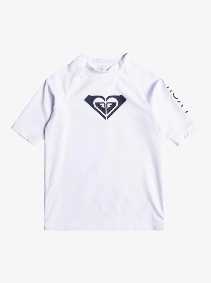 Roxy Surf Girl039s 27 Whole Hearted UPF 50 Short Sleeve Rashguard Bright White 8211 Women Roxy Surf Girl039s 27 Whole Hearted UPF 50 Short Sleeve Rashguard Bright White 8211 Women