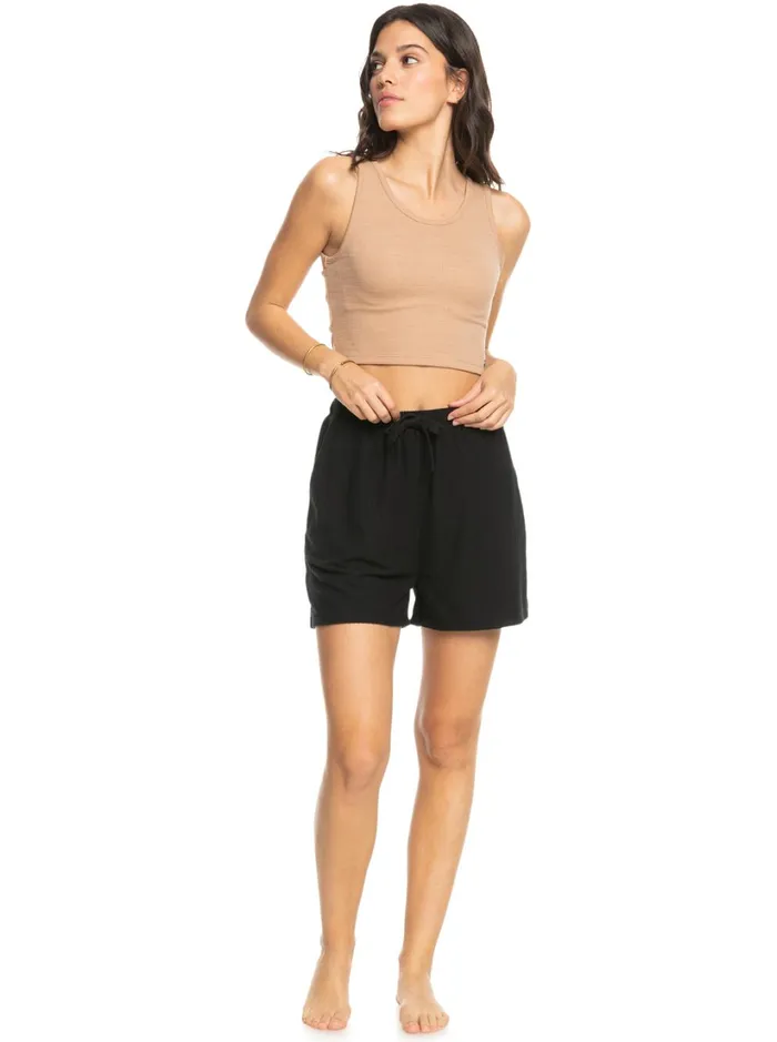 Roxy Tees and Tanks Good Keepsake Crop Top Warm Taupe 8211 Women