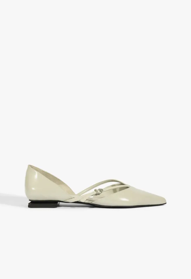 Rue Ballet Flat Grey Women Schutz Shoes Ballerinas