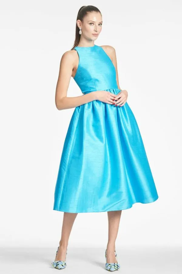 Sachin and Babi Alicia Dress 8211 Electric Blue Electric Blue Women Open Back
