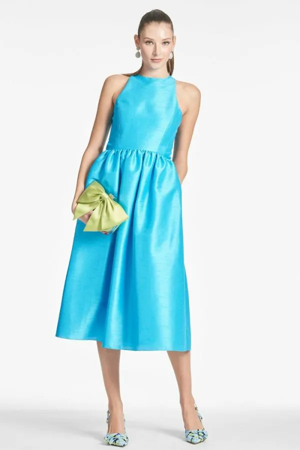 Sachin and Babi Alicia Dress 8211 Electric Blue Electric Blue Women Open Back