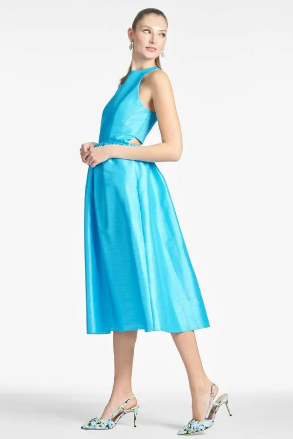 Sachin and Babi Alicia Dress 8211 Electric Blue Electric Blue Women Open Back