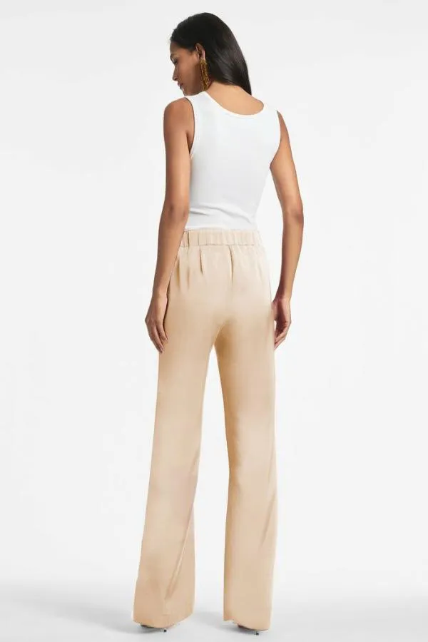 Sachin and Babi Alli Pant 8211 Champagne Champagne Women Pants and Jumpsuits