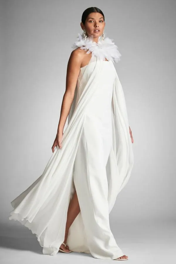 Sachin and Babi Aphrodite Overlay 8211 Ivory Ivory Women Jackets