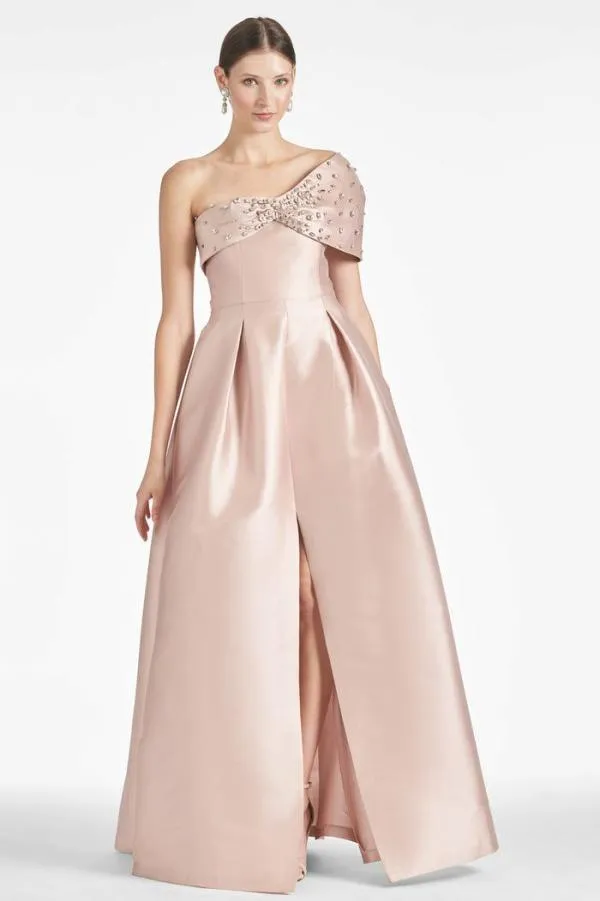Sachin and Babi Delilah Gown 8211 Silver Peony Silver Peony Women Plus Sizes