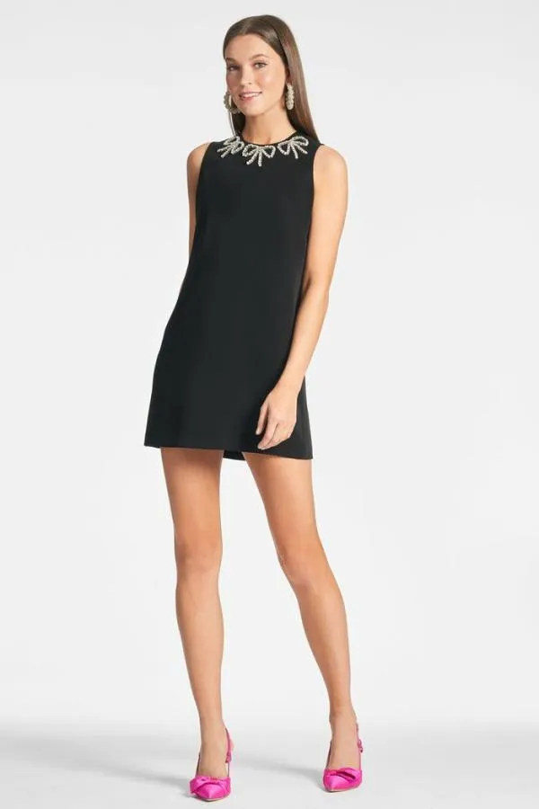 Sachin and Babi Everleigh Dress 8211 Black Black Women Sheath