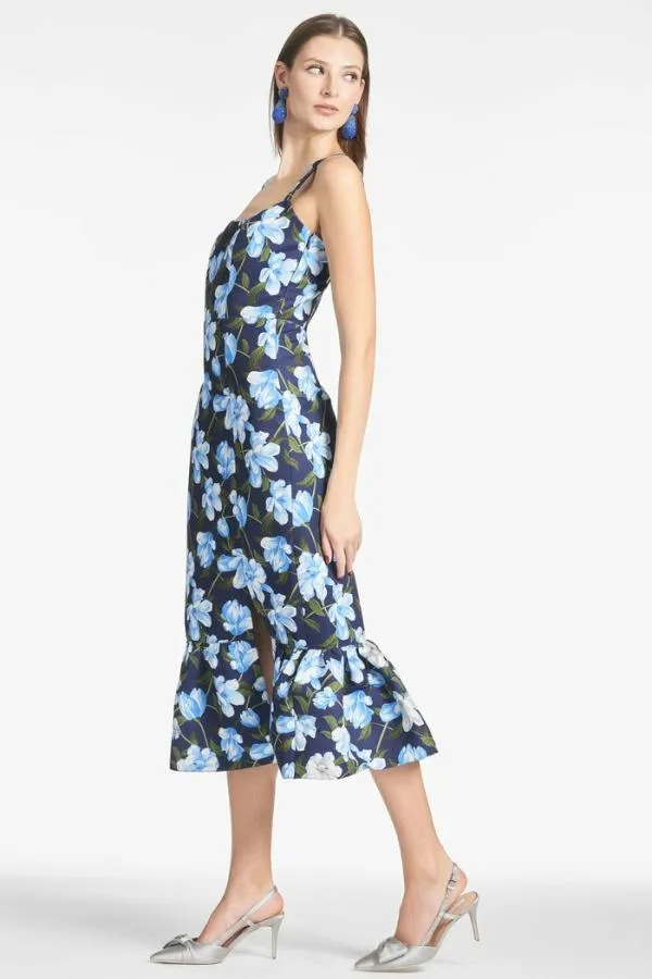 Sachin and Babi Laura Dress 8211 Ocean Blue Magnolia Ocean Blue Magnolia Women Sheath