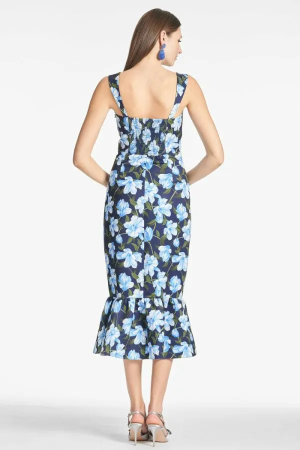 Sachin and Babi Laura Dress 8211 Ocean Blue Magnolia Ocean Blue Magnolia Women Sheath