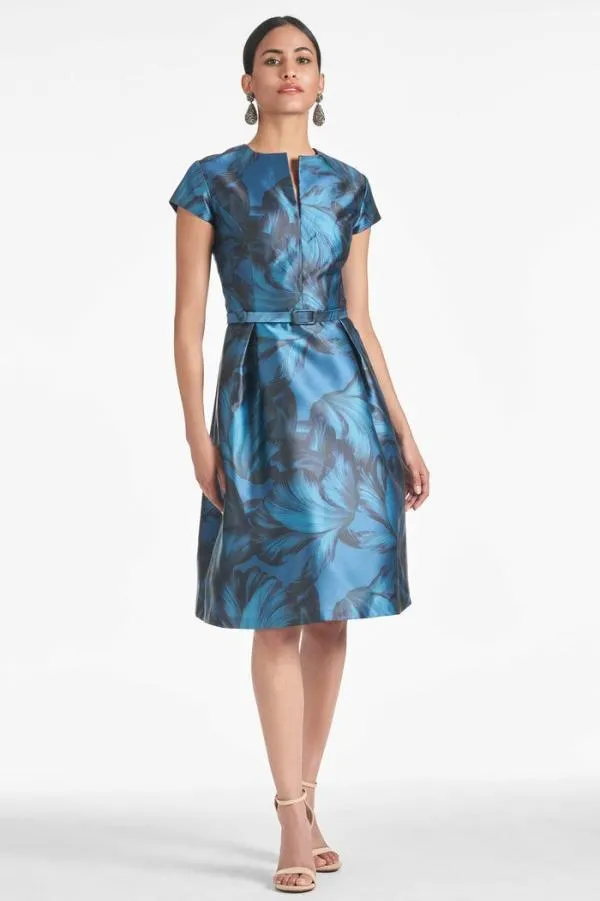 Sachin and Babi Maddox Dress 8211 Tonal Petal Tonal Petal Women Midi