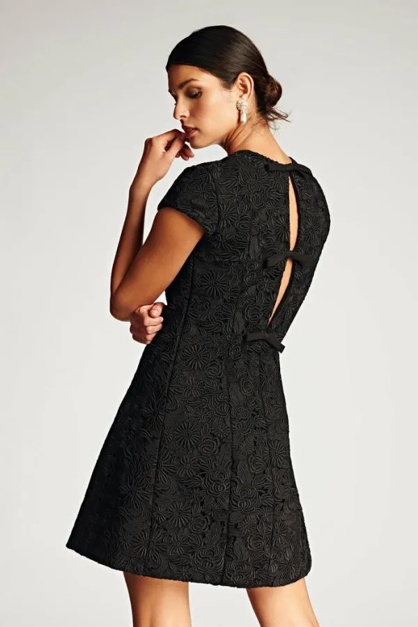Sachin and Babi Penelope Dress 8211 Noir Noir Women Open Back