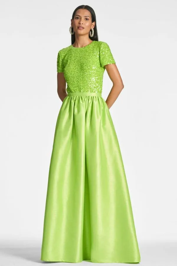 Sachin and Babi Sydney Skirt 8211 Electric Lime Electric Lime Women Matching Sets